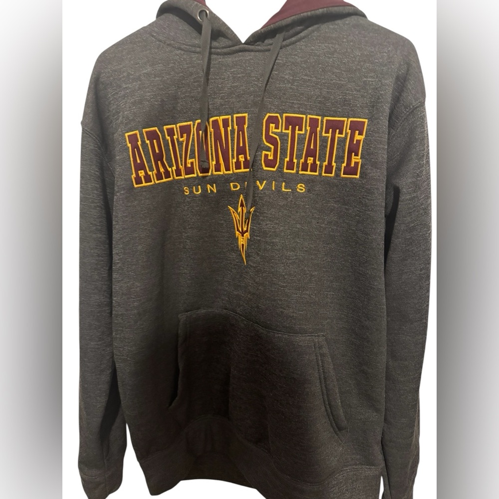Arizona State University ASU Sun Devils Gray Pullover Hoodie